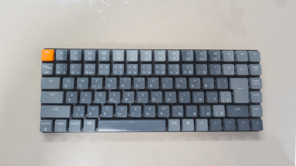 Keychron K3v2の俯瞰画像