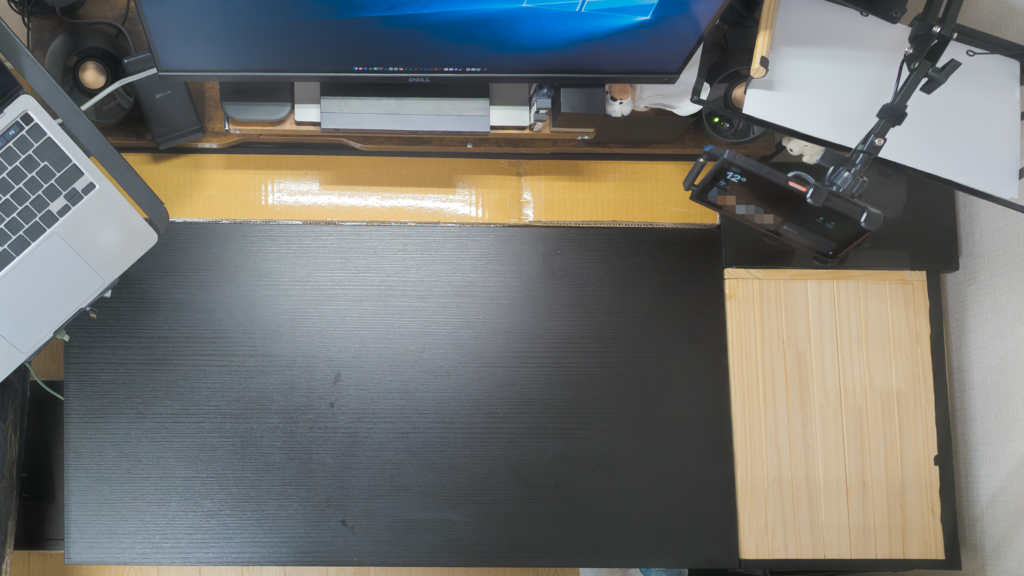 魔改造して拡張した机